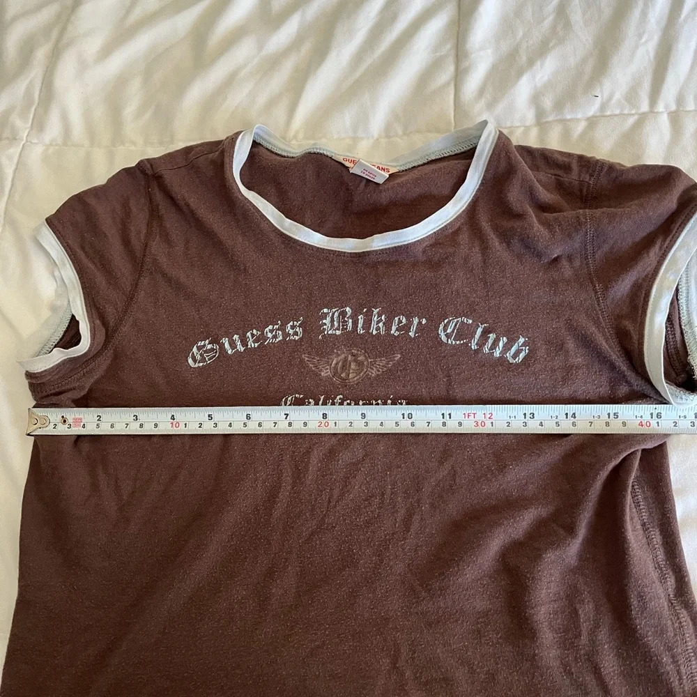 VINTAGE 90's Guess jeans baby tee cropped  shirt - Picture 8 of 8